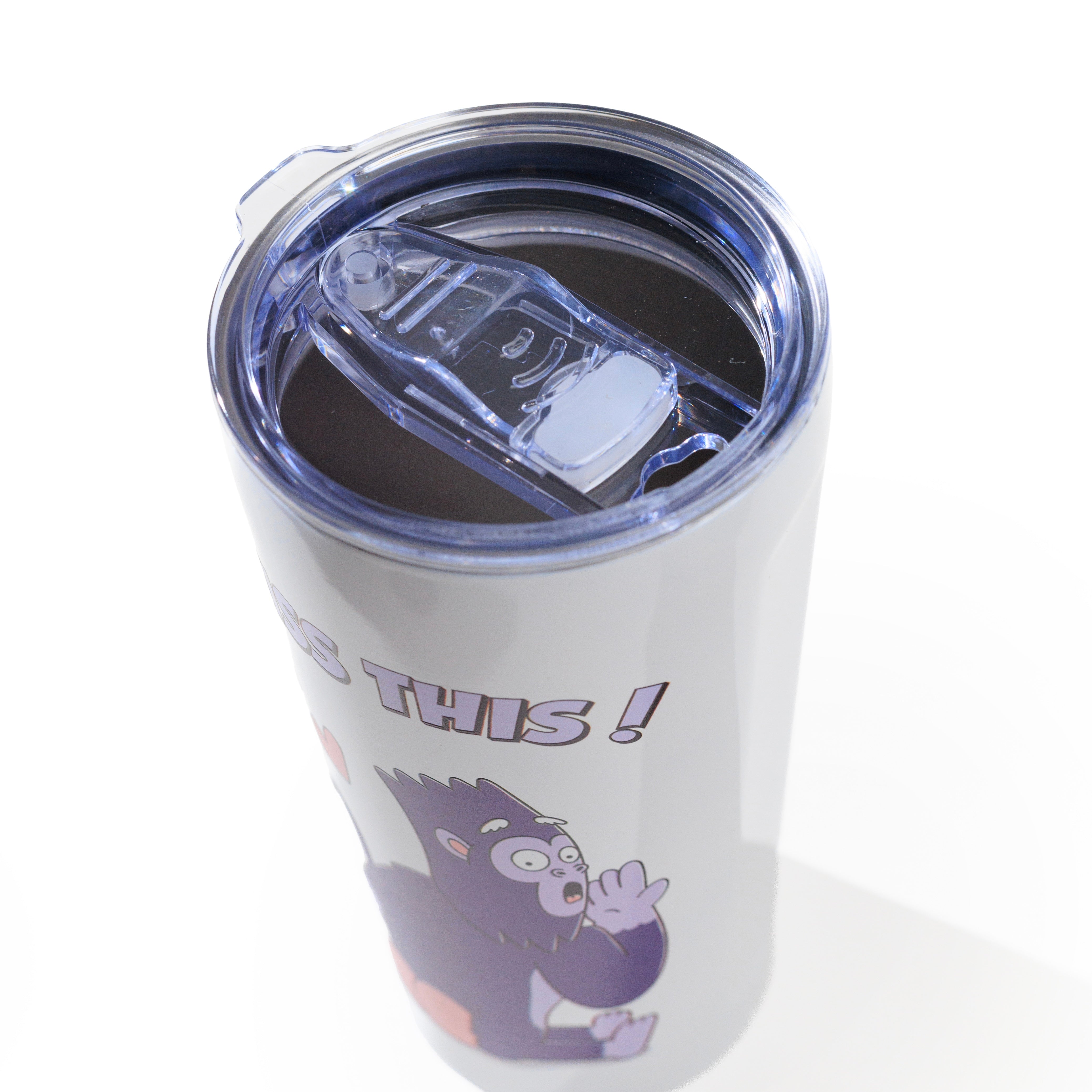 KISS THIS TUMBLER // WHITE