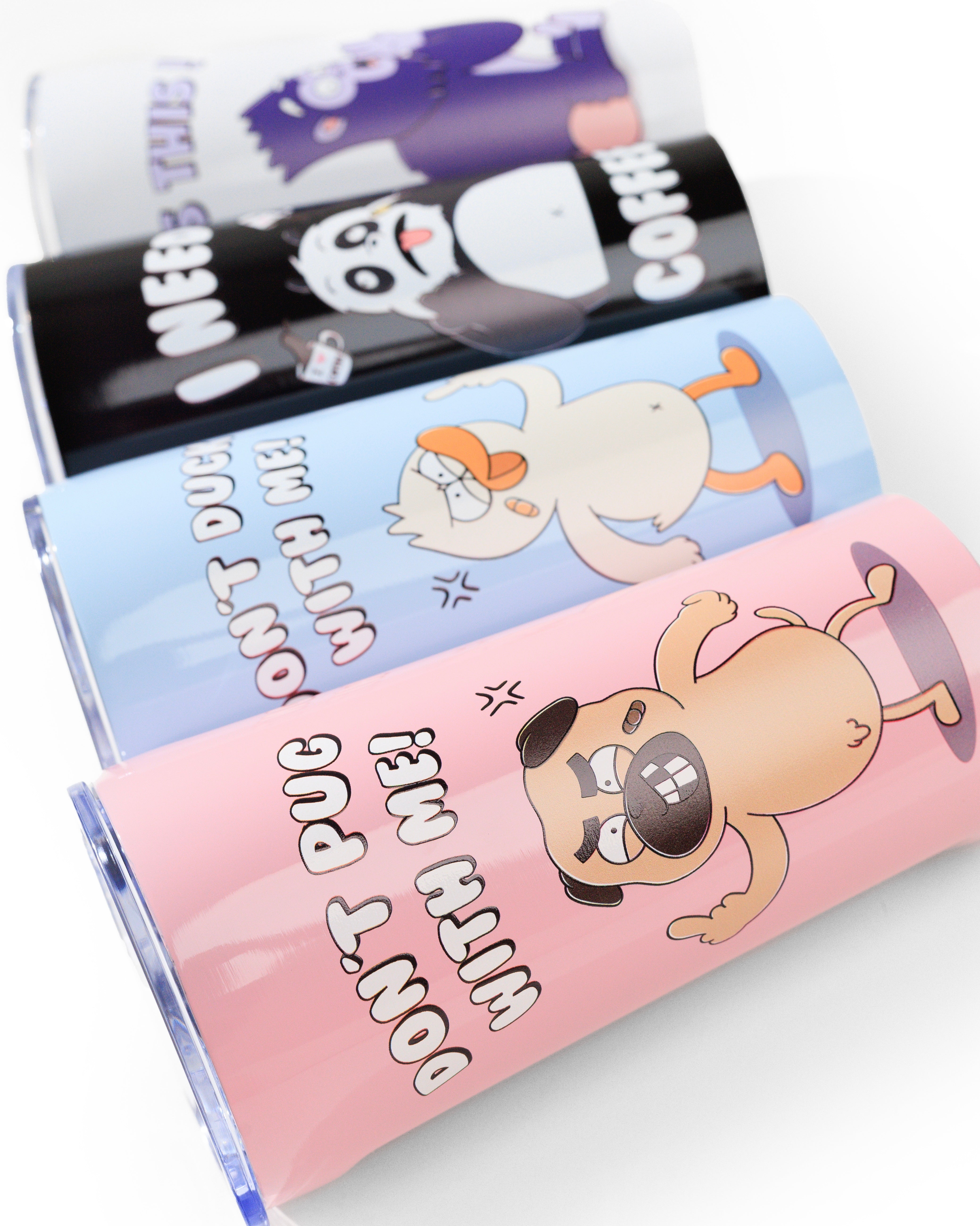 KISS THIS TUMBLER // WHITE